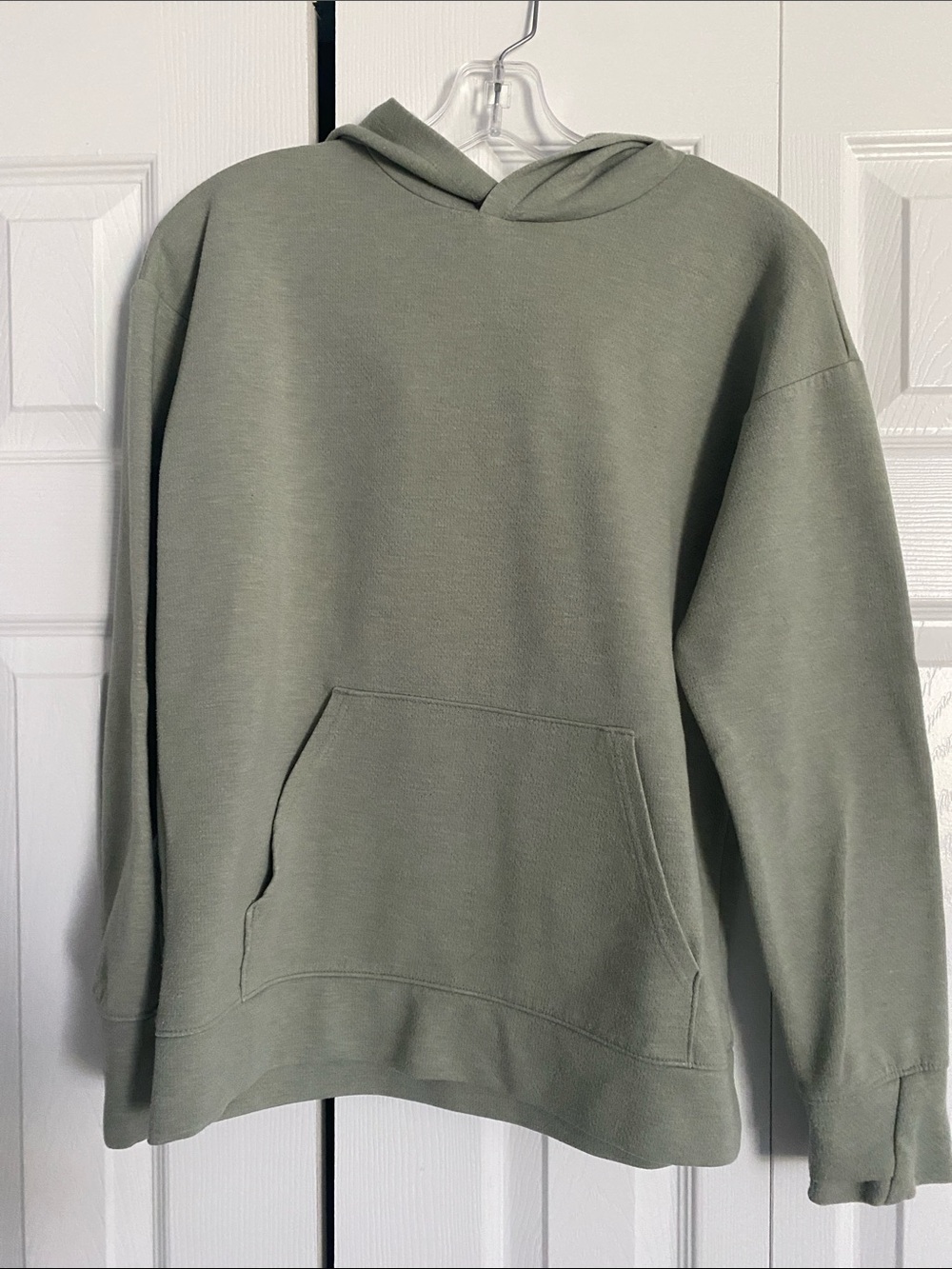 all in motion Women’s Junior Light Sage Green Hoodie Pullover Size XL (14)